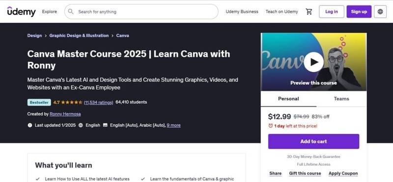 Canva Master Course by Ronny Hermosa
